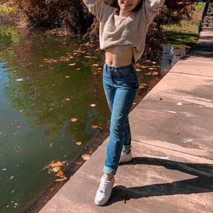 Brand new hollister mom jeans